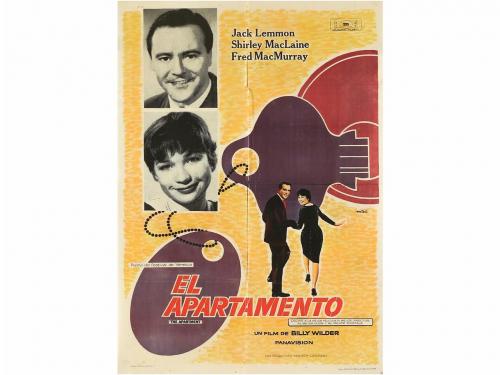1960. CARTEL. MAC:. EL APARTAMENTO. THE APARTMENT. Barcelona