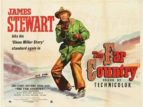 1955. CARTEL. "U":. THE FAR COUNTRY. JAMES STEWART. London: 