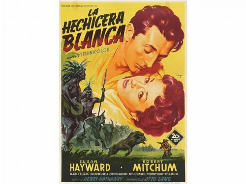 [1953]. CARTEL. SOLIGÓ:. LA HECHICERA BLANCA. WHITE WITCH DO
