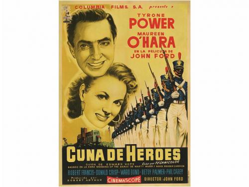 [1955]. CARTEL. MCP:. CUNA DE HEROES. THE LON GRAY LINE. Bar