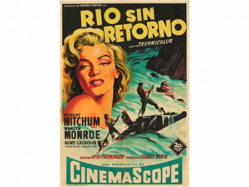[1954]. CARTEL. SOLIGÓ:. RIO SIN RETORNO. RIVER OF NO RETURN