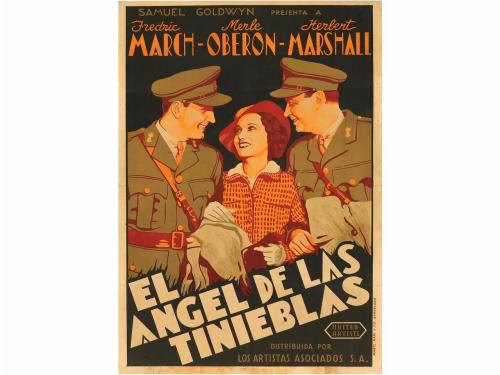 [1935]. CARTEL. EL ANGEL DE LAS TINIEBLAS. THE DARK ANGEL. B