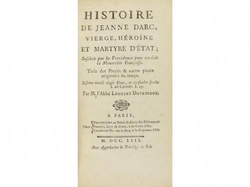 1753-1754. LIBRO. (HISTORIA DE FRANCIA). LENGLET DU FRESNOY