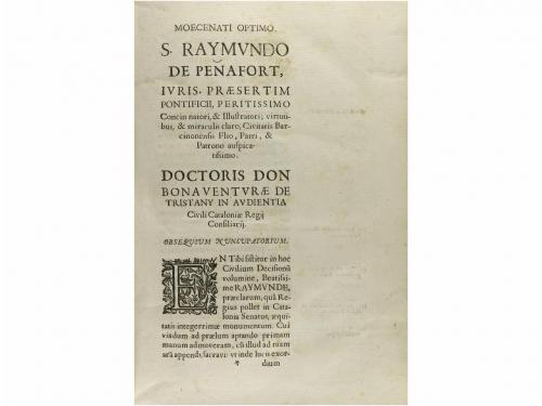 1686-1701. LIBRO. (DERECHO CATALÁN). TRISTANY BOFFILL ET BEN