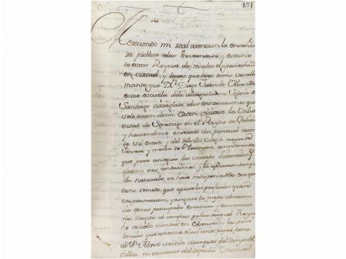 1628- 1760. MANUSCRITO. [UNIVERSIDADES ESPAÑOLAS, S.XVII-XVI