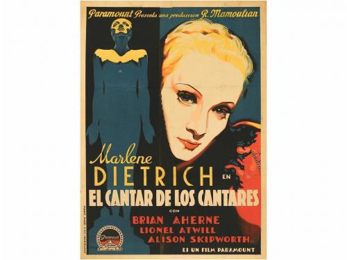 [1933]. CARTEL. E. KISS:. EL CANTAR DE LOS CANTARES. THE SON