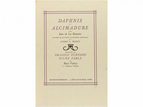 1926. LIBRO. (BIBLIOFILIA). FONTAINE, JEAN DE LA:. DAPHNIS E