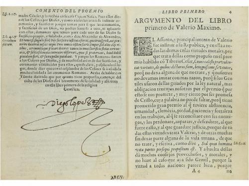 1631. LIBRO. (LITERATURA CLÁSICA). VALERIO MAXIMO; LOPEZ DIE