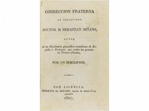 1827. LIBRO. (FACTICIO-LITERATURA). CABALLERO, FERMIN:. CORR