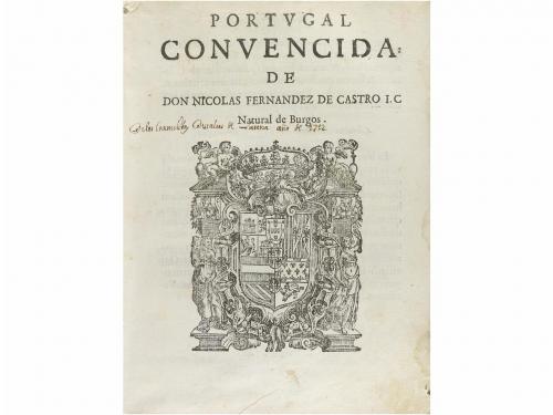 1648. LIBRO. (HISTORIA). FERNANDEZ DE CASTRO, NICOLAS:. PORT