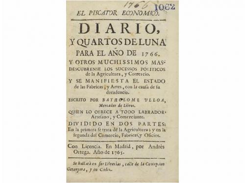 1763. FOLLETOS. (NOTICIAS). ORTIZ GALLARDO DE VILLARROEL, IS