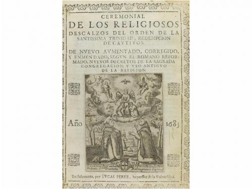 1683. LIBRO. (RELIGIÓN). CEREMONIAL DE LOS RELIGIOSOS DESCA