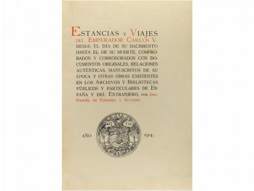 1914. LIBRO. (HISTORIA). FORONDA Y AGUILERA, MANUEL DE:. EST