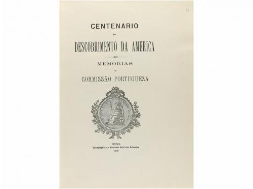 1892. LIBRO. (HISTORIA). ARAUJO, JOAQUIM DE:. CENTENARIO DO