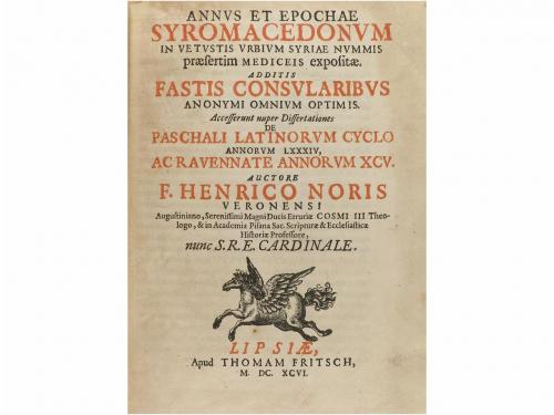 1696. LIBRO. (HISTORIA). NORIS, F. HENRICO:. ANNUS ET EPOCH