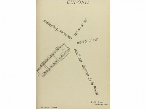 1917-1918. LIBRO. (LITERATURA CATALANA-VANGUARDIAS). ALMANAC