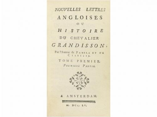 1755. LIBRO. (LITERATURA FRANCESA). NOUVELLES LETTRES ANGLOI
