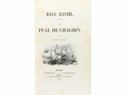 1838. LIBRO. (LITERATURA FRANCESA). BALZAC:. LA PEAU DE CHAG