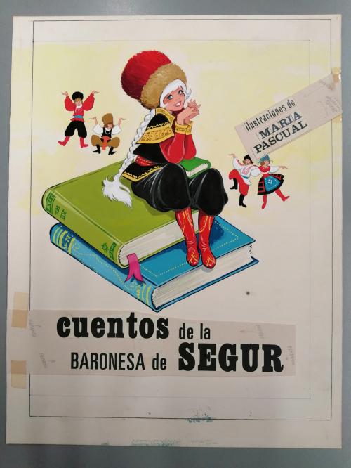 1960 ca. ORIGINAL ARTÍSTICO. PASCUAL, MARÍA:. LOTE DE PORTAD