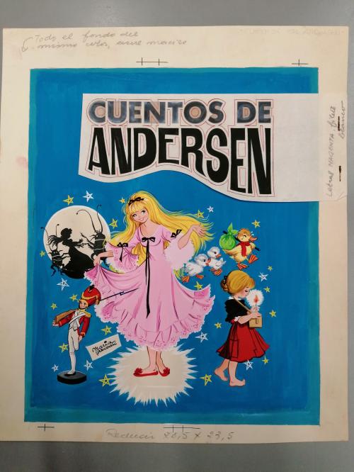1960 ca. ORIGINAL ARTÍSTICO. PASCUAL, MARÍA:. LOTE DE PORTAD