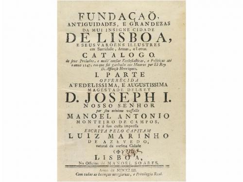 1753. LIBRO. (HISTORIA). MARINHO, LUIZ:. FUNDAÇAO, ANTIGUIDA