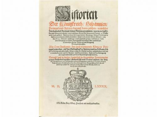 1589. LIBRO. (HISTORIA). HISTORIEN DER KONIKREICH, HISPANNIE