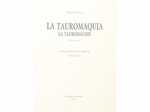1992. LIBRO. (BIBLIOFILIA-TAUROMAQUIA). GAUTIER, THÉOPHILE:.