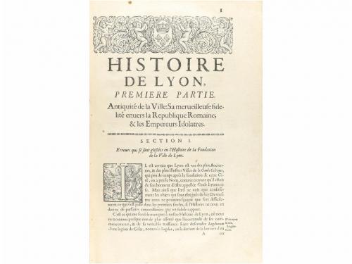 1666. LIBRO. (HISTORIA). SAINT-AUBIN, IEAN:. HISTOIRE DE LA 