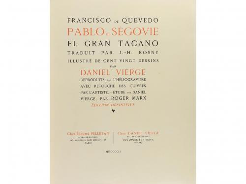 1902. LIBRO. (BIBLIOFILIA-ENCUADERNACIÓN). QUEVEDO, FRANCISC