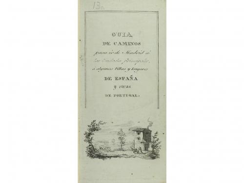 1820 ca. LIBRO. (VIAJES-GUÍA CAMINOS). GUIA DE CAMINOS PARA 