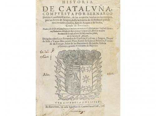 1616. LIBRO. (HISTORIA). DESCLOT, BERNADO:. HISTORIA DE CATA