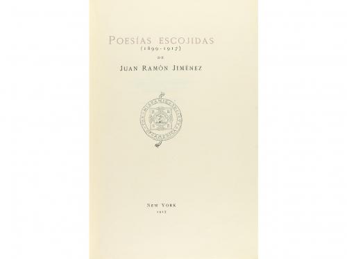 1917. LIBRO. (LITERATURA ESPAÑOLA-FIRMA-PRIMERA EDICIÓN). JI