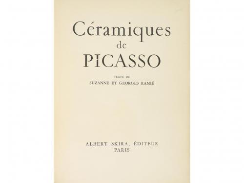 1948. LIBRO. (ARTE-PICASSO). PICASSO; RAMIÉ, SUZANNE ET GEOR