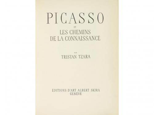 [1948]. LIBRO. (ARTE-PICASSO). PICASSO; TZARA, TRISTAN:. PI