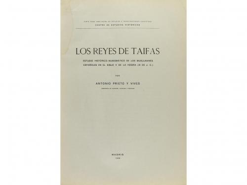1926. LIBRO. (NUMISMÁTICA). PRIETO VIVES, ANTONIO:. LOS REYE