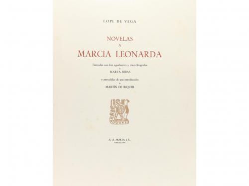1947. LIBRO. (BIBLIOFILIA). LOPE DE VEGA; RIBAS, MARTA [Ilus