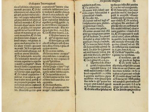 1499. LIBRO. (INCUNABLE). FLORENTINUS, ANTONINI:. DEFECERUNT