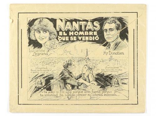 1930 ca. PROGRAMA DE MANO. NANTÁS EL HOMBRE QUE SE VENDIÓ. T