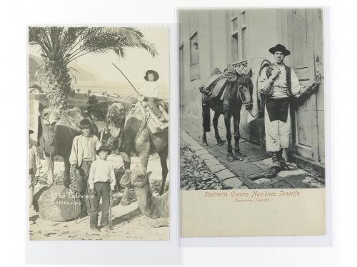 1920 ca. POSTALES. 10 POSTALES DE CANARIAS. 9 son fotografía