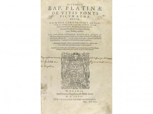 1572. LIBRO. (HISTORIA-IGLESIA CATÓLICA). HISTORIA BAP. PLAT