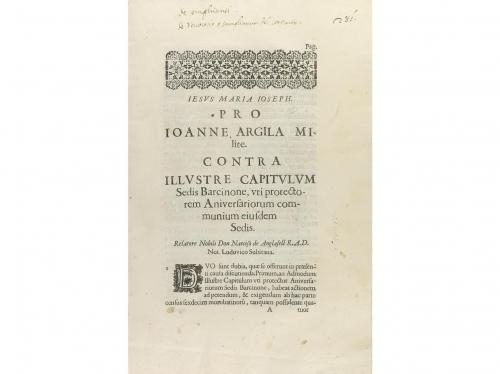 1690-1700 ca. FOLLETOS. LOTE DE 4 FOLLETOS DE TEMA JURÍDICO 