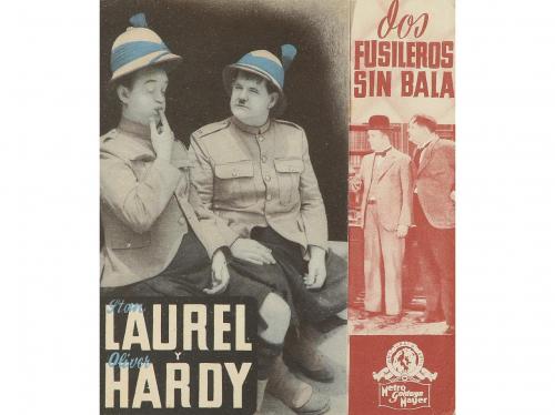 1935. PROGRAMA DE MANO. DOS FUSILEROS SIN BALA. Offset. Dípt