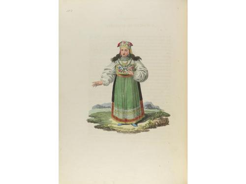 1803. LIBRO. (INDUMENTARIA-RUSIA-ARTE). COSTUME OF THE RUSSI