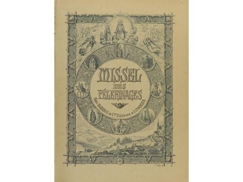 1870 ca. LIBRO. (MISAL). MISSEL DES PÈLEGRINAGES. [Paris:] T
