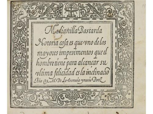 1599. LIBRO. (BIBLIOFILIA-CALIGRAFÍA). PEREZ, IGNACIO:. ARTE