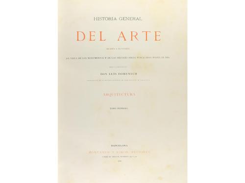 1886-1901. LIBRO. (ARTE). DOMÉNECH I MONTANER, LLUIS, PUIG I