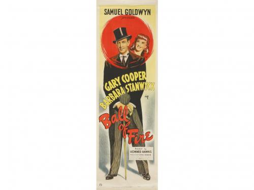 1941. CARTEL. GARY COOPER, BARBARA STANWYCK IN BALL OF FIRE.