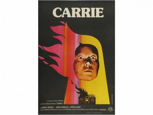 1976. CARTEL CINE. CARRIE. Offset. 100 x 70 cm (40 x 27 in).