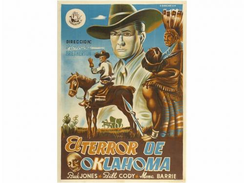 1942. CARTEL CINE. CONCHESO:. EL TERROR DE OKLAHOMA. DAWN ON