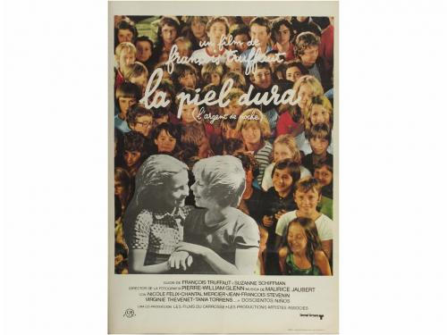 1976. CARTEL CINE. LA PIEL DURA. L&#39;ARGENT DE POCHE. Offset. 